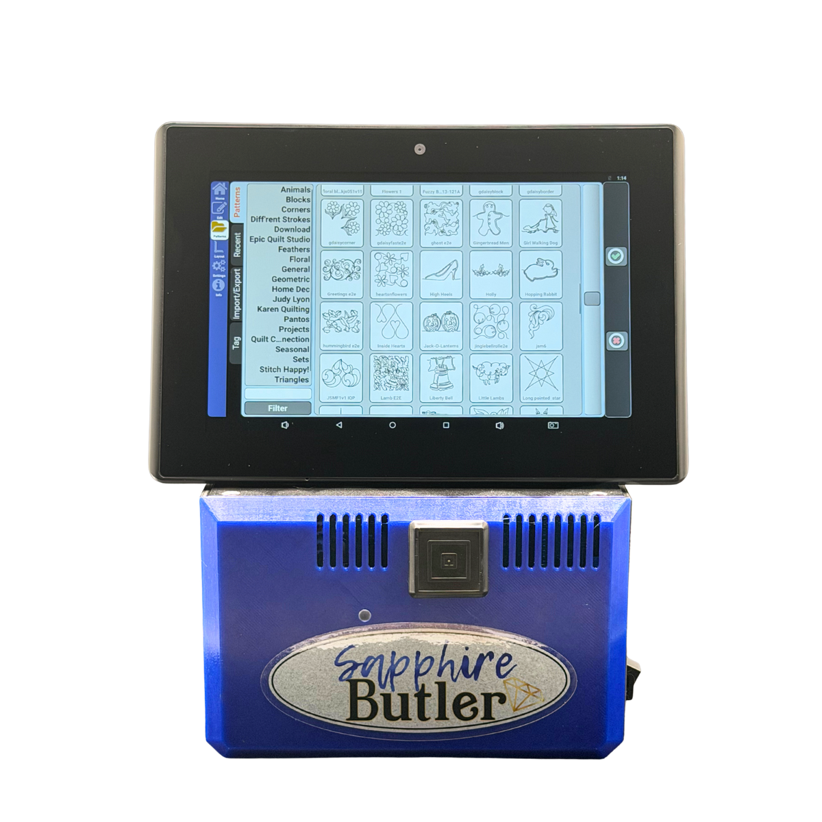 Butler Sapphire Edition Quilting Robotics with 8" EPC Display For Mid & Long Arm Quilting Machines – additional product view 5