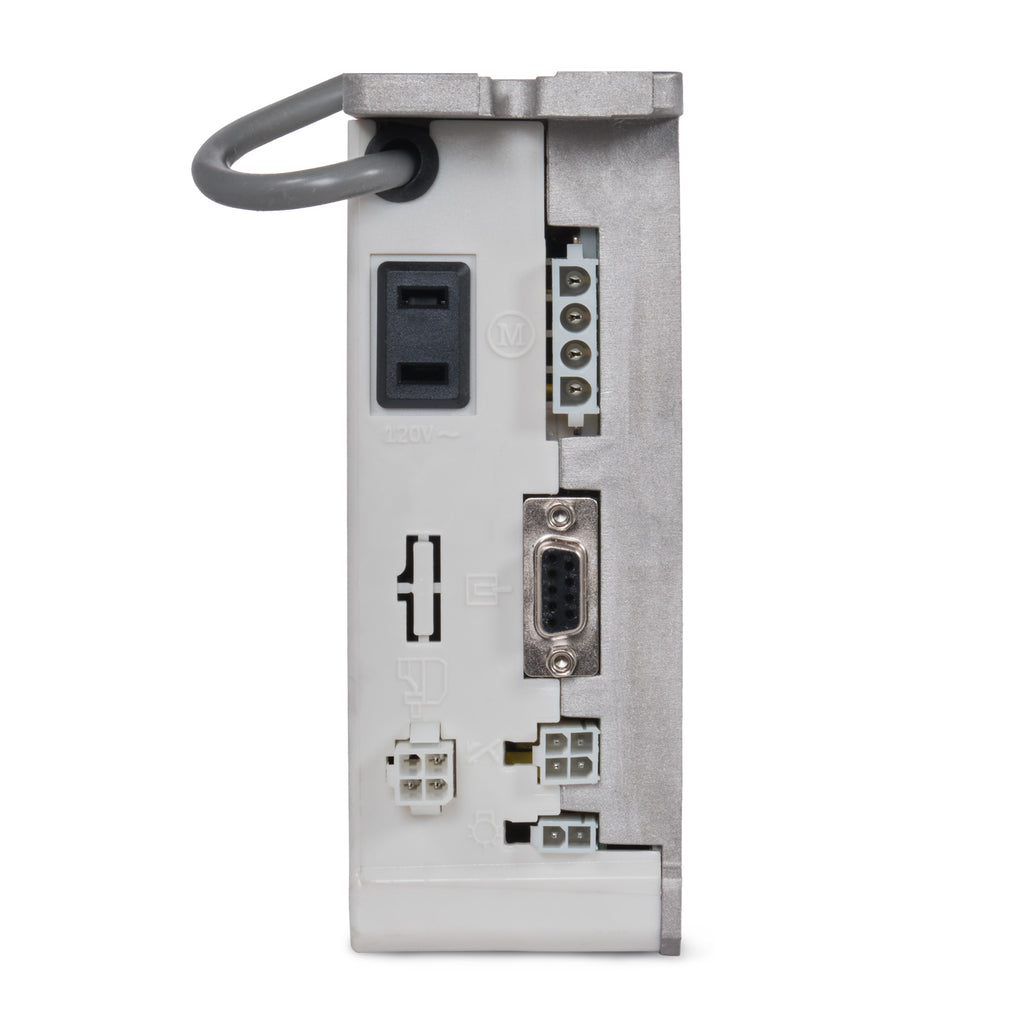 Rear connectors and controls on the Reliable 7000SM control box