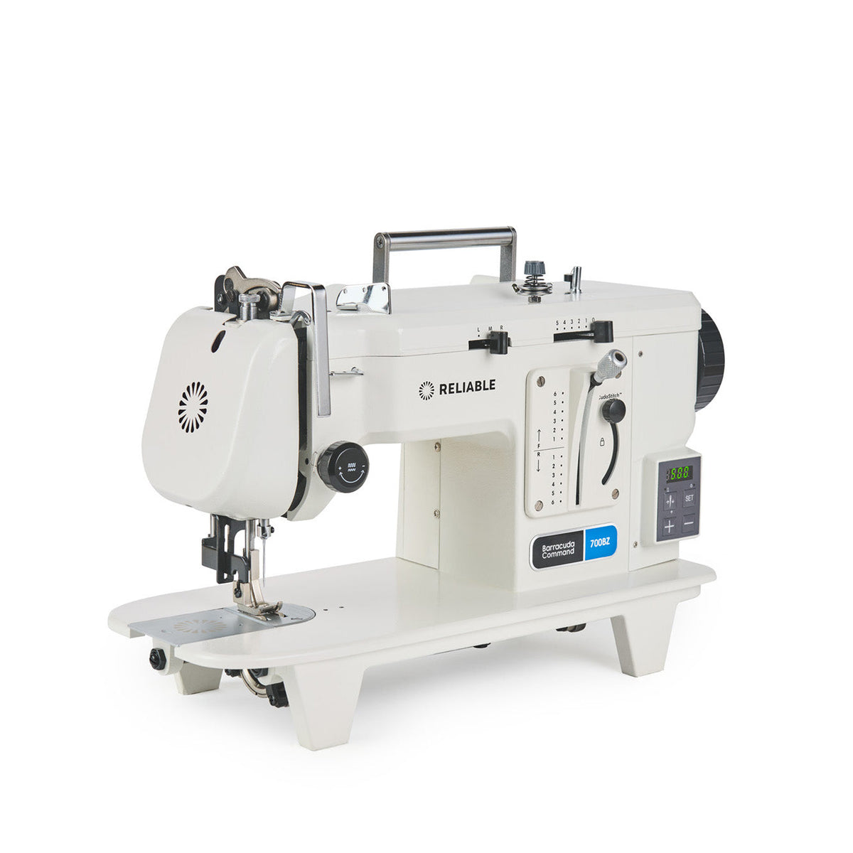 Reliable Barracuda Command 700BZ portable zigzag walking-foot sewing machine
