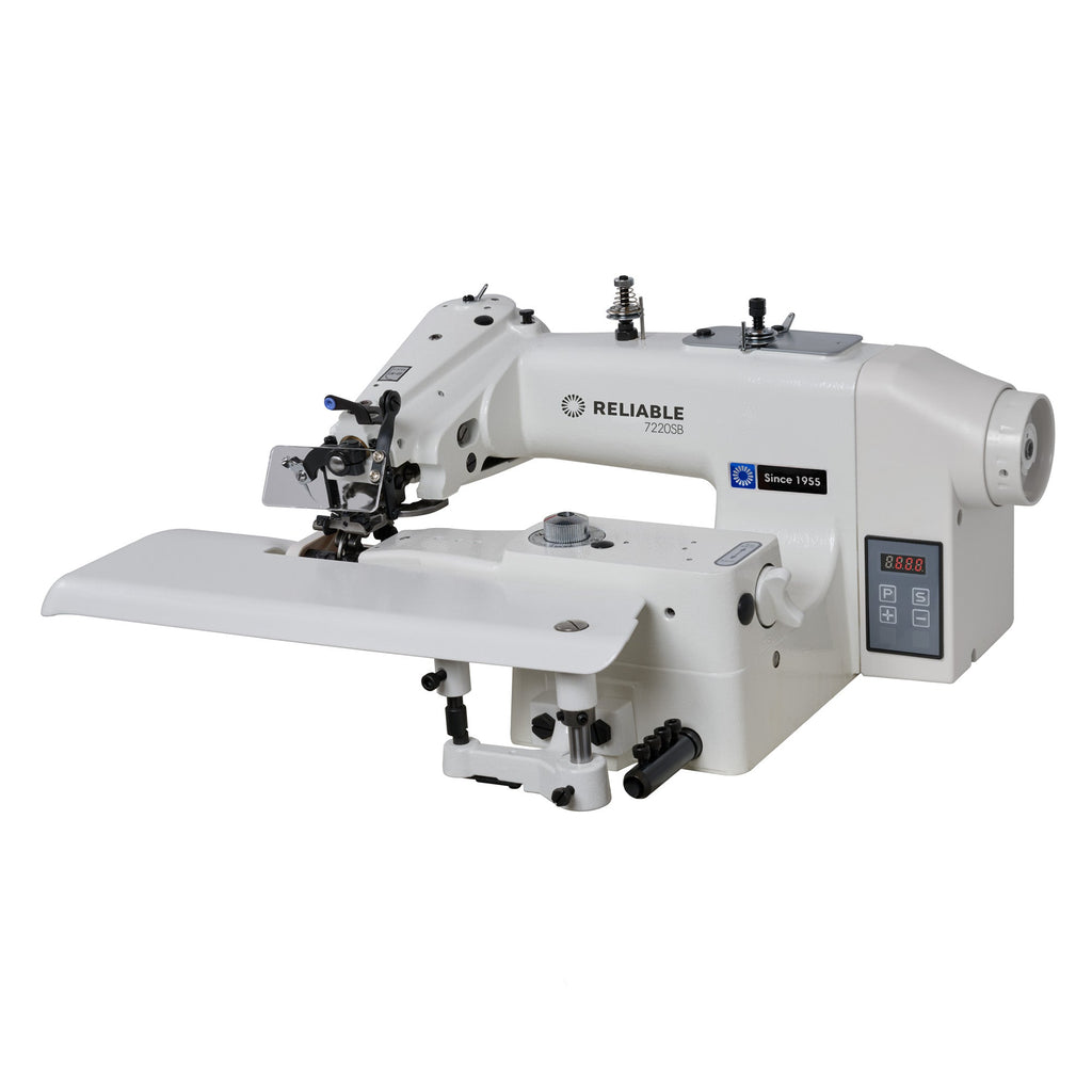 Reliable 7220SB direct-drive blind stitch industrial sewing machine with stand