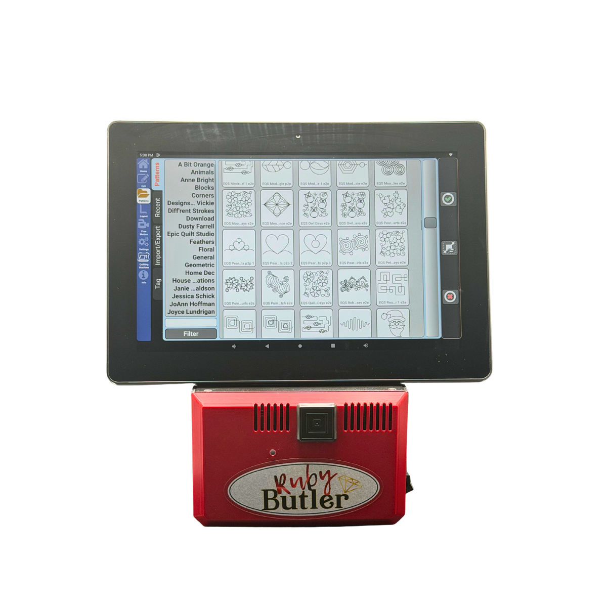 Butler Ruby Edition Quilting Robotics with 12" EPC Display For Mid & Long Arm Quilting Machines – additional product view 11