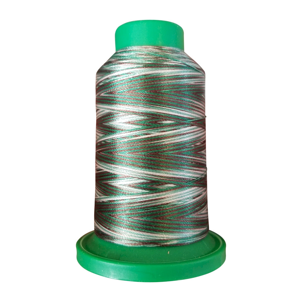 Isacord 9982 Pine Forest variegated 1,000m embroidery thread spool