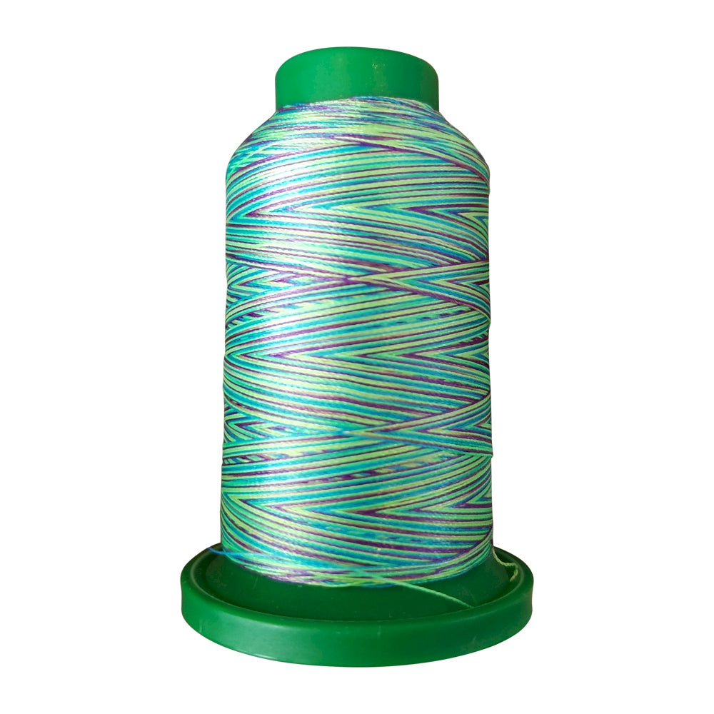 Isacord 9971 Emerald City variegated 1,000m embroidery thread spool