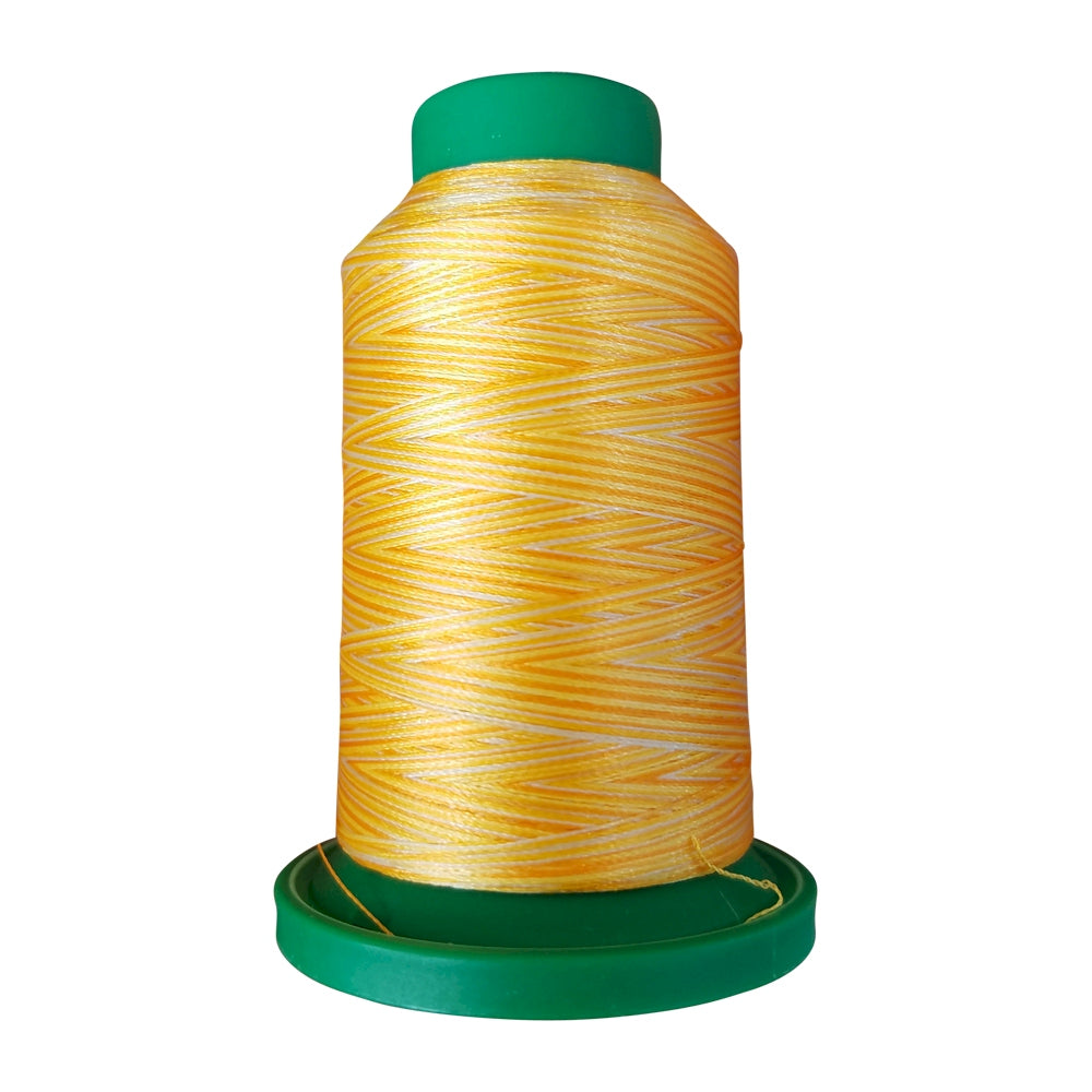 Isacord 9925 Saffron variegated 1,000m embroidery thread spool