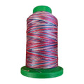 Isacord 9918 Ol' Glory variegated 1,000m embroidery thread spool