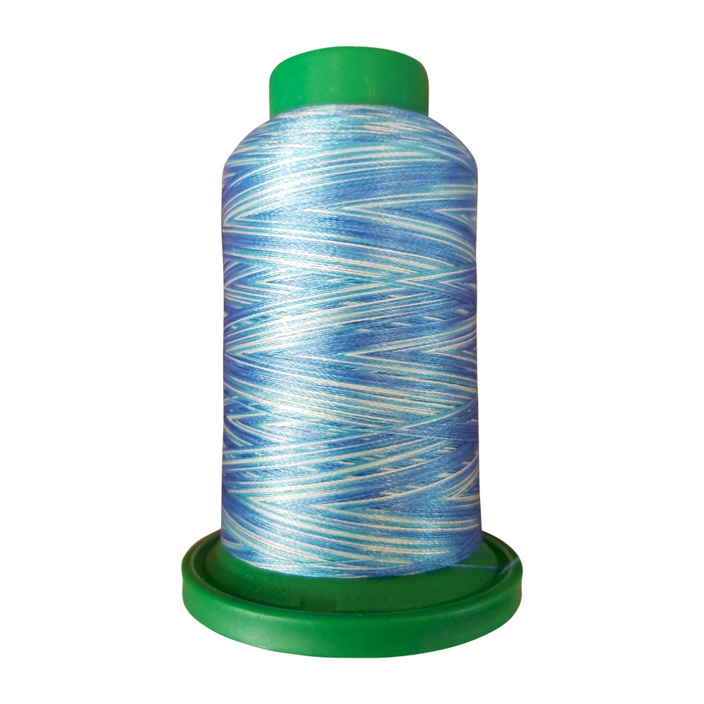 Isacord 9605 Ocean variegated 1,000m embroidery thread spool
