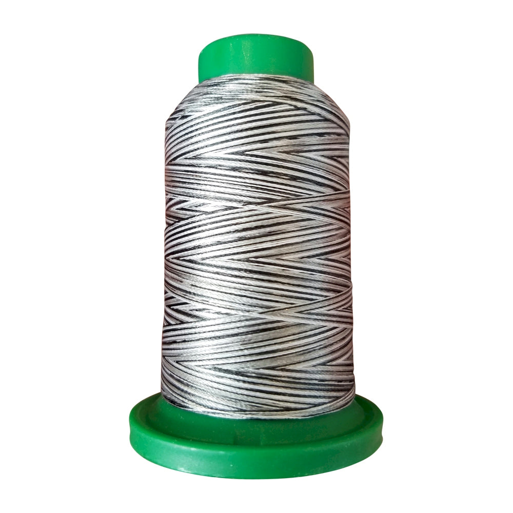 Isacord 9005 Salt & Pepper variegated 1,000m embroidery thread spool