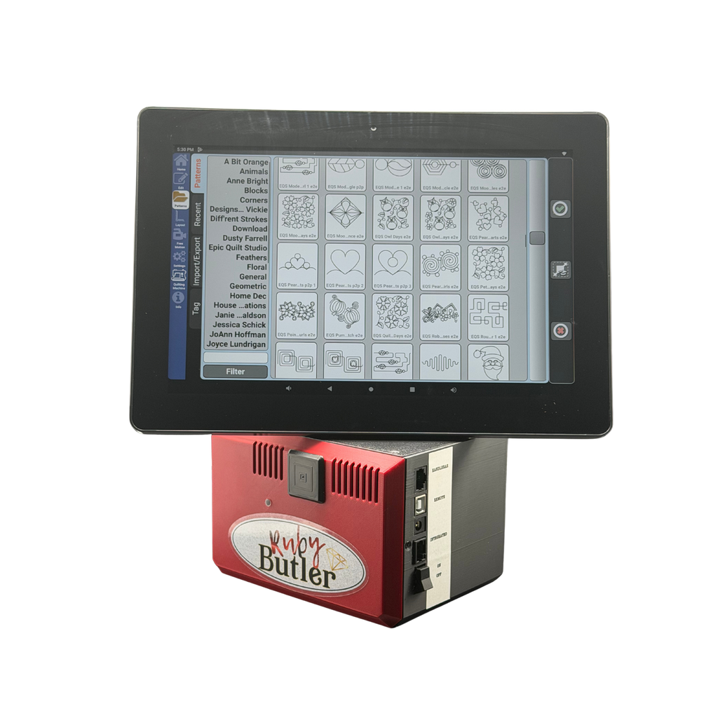 Butler Ruby Edition Quilting Robotics with 12" EPC Display For Mid & Long Arm Quilting Machines – additional product view 12