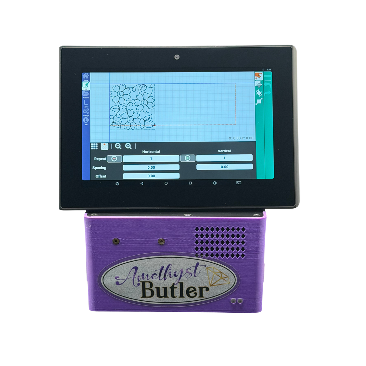 Butler Amethyst Entry-Level Quilting Robotics with 8" EPC Display For Mid Size Long Arm Quilting Machines – additional product view 5