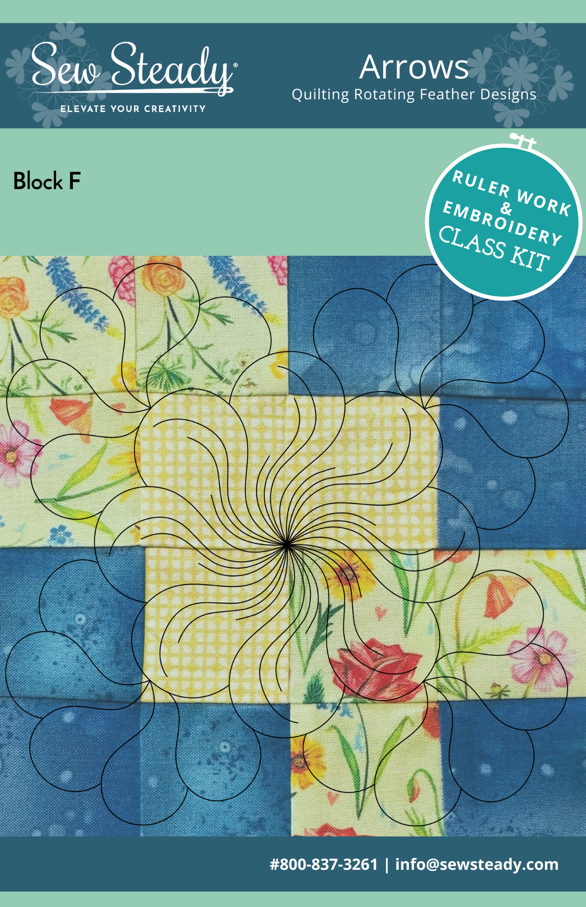 Arrow F Quilt Kit