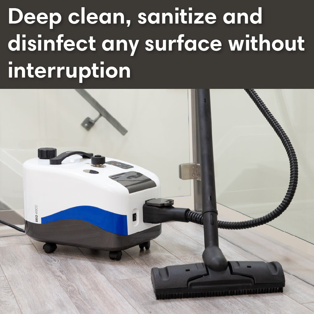 Brio Plus 410CC high-temperature steam cleaning