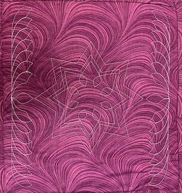 Westalee Design Circles On Quilts Spinning Wheel #36 Template