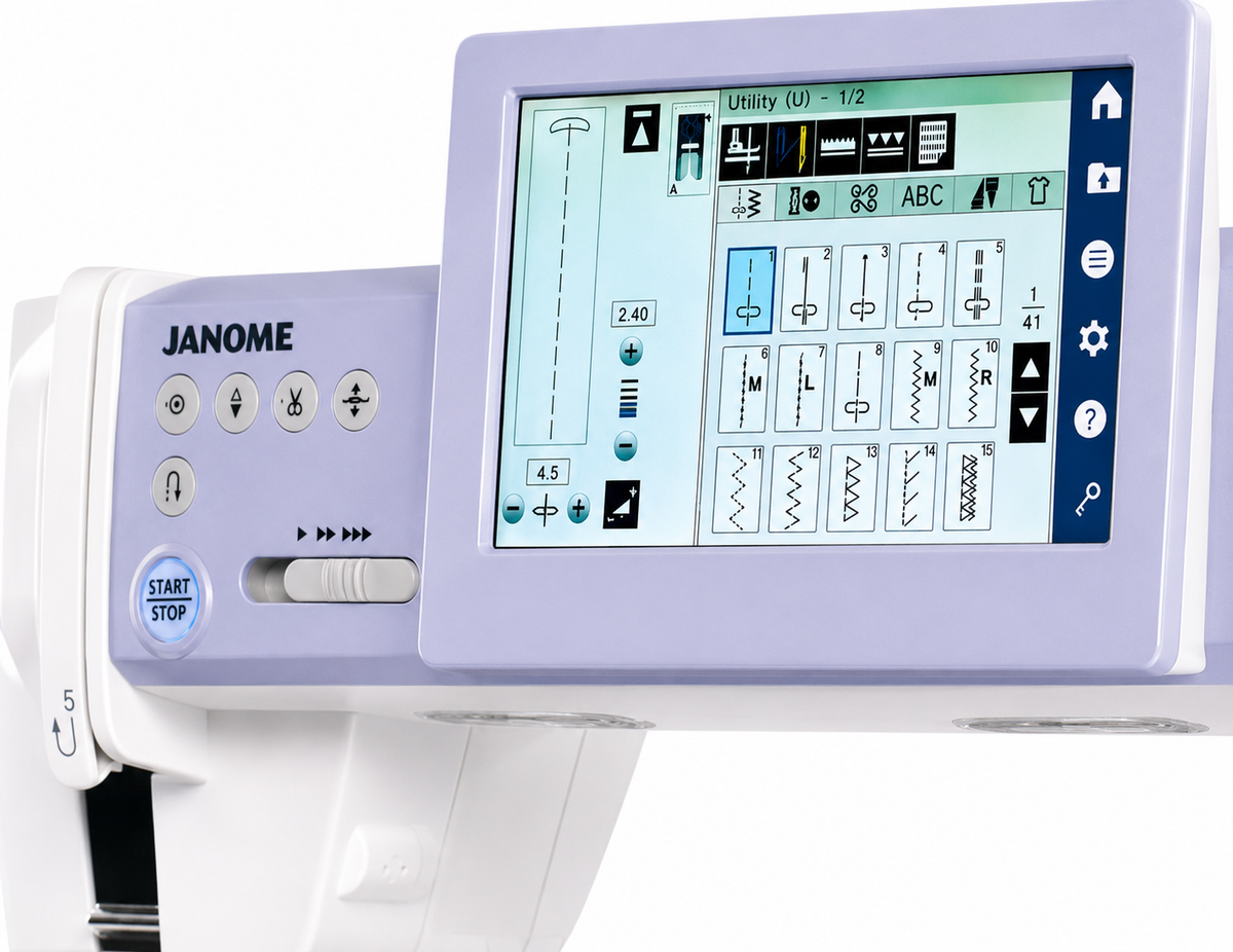 Janome Continental M6 Sewing and Quilting Machine (J-CM6), additional product view