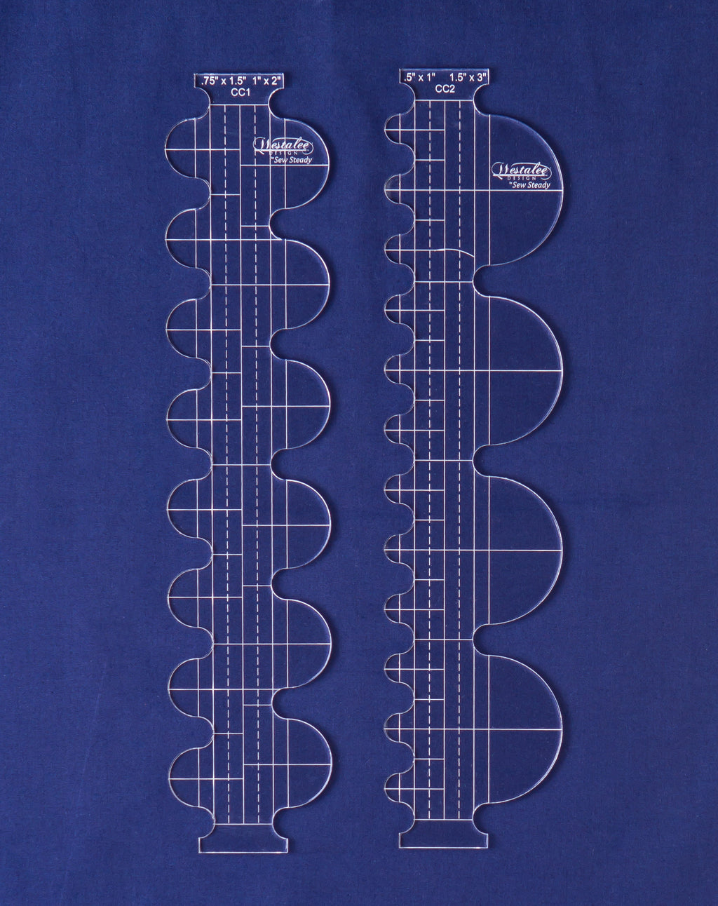 Westalee Design Clamshell Templates (WT-CC1, CC2)