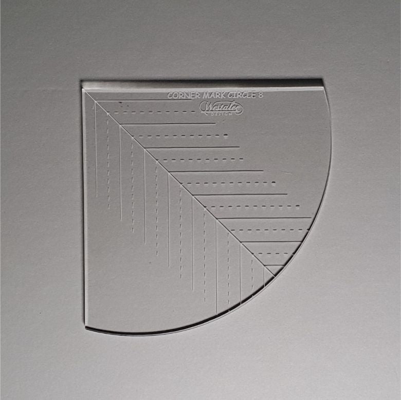 Westalee Design Corner Mark Circles Template Set 2- 3 Piece Set