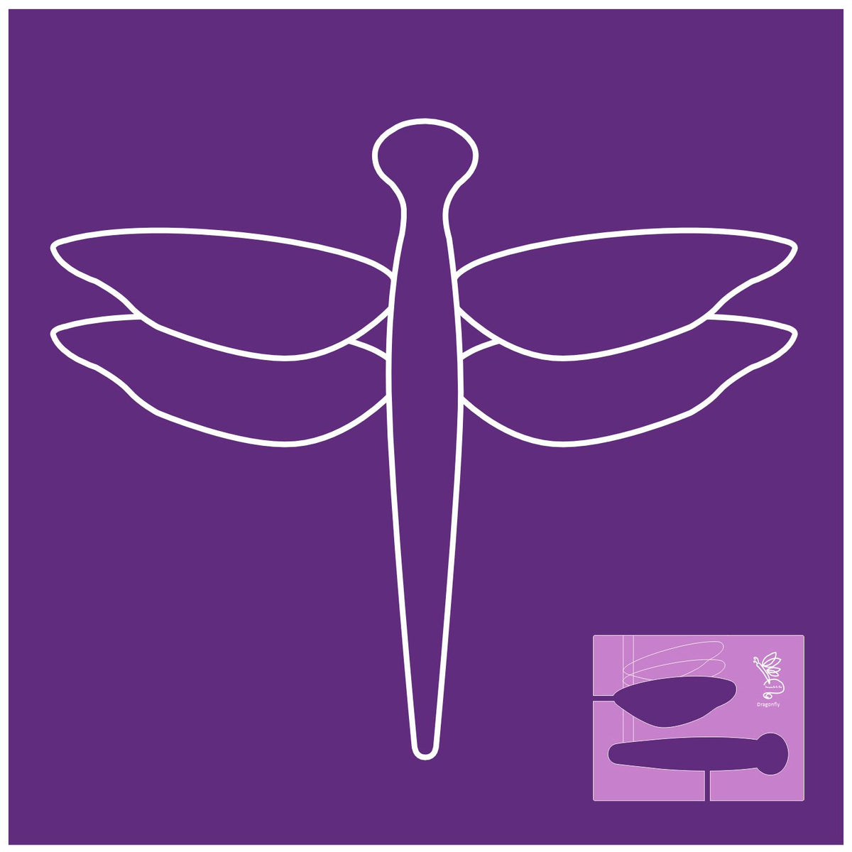 Designs to Di For Butterflies & Botanicals Dragonfly Template