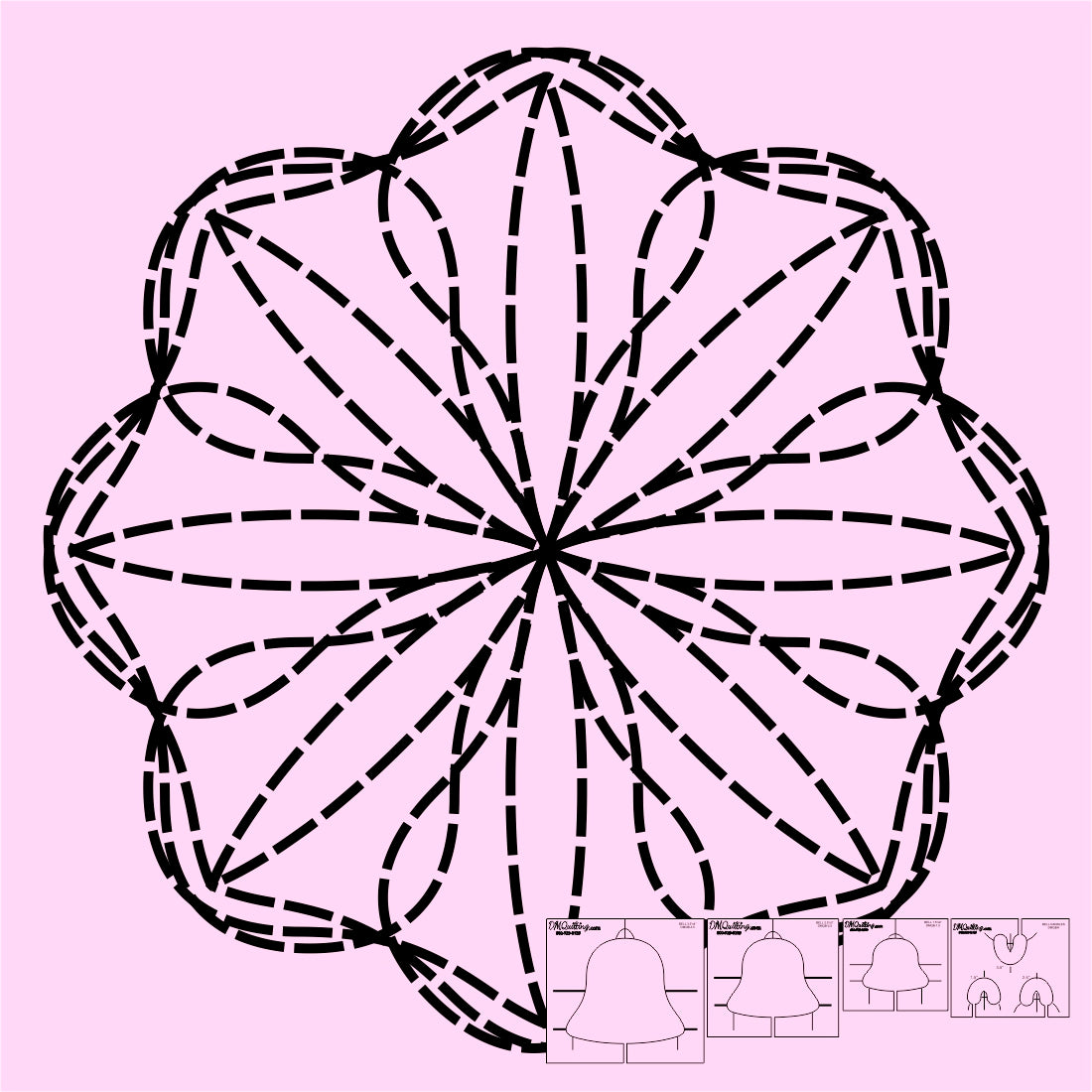 DM Quilting – Bell Templates