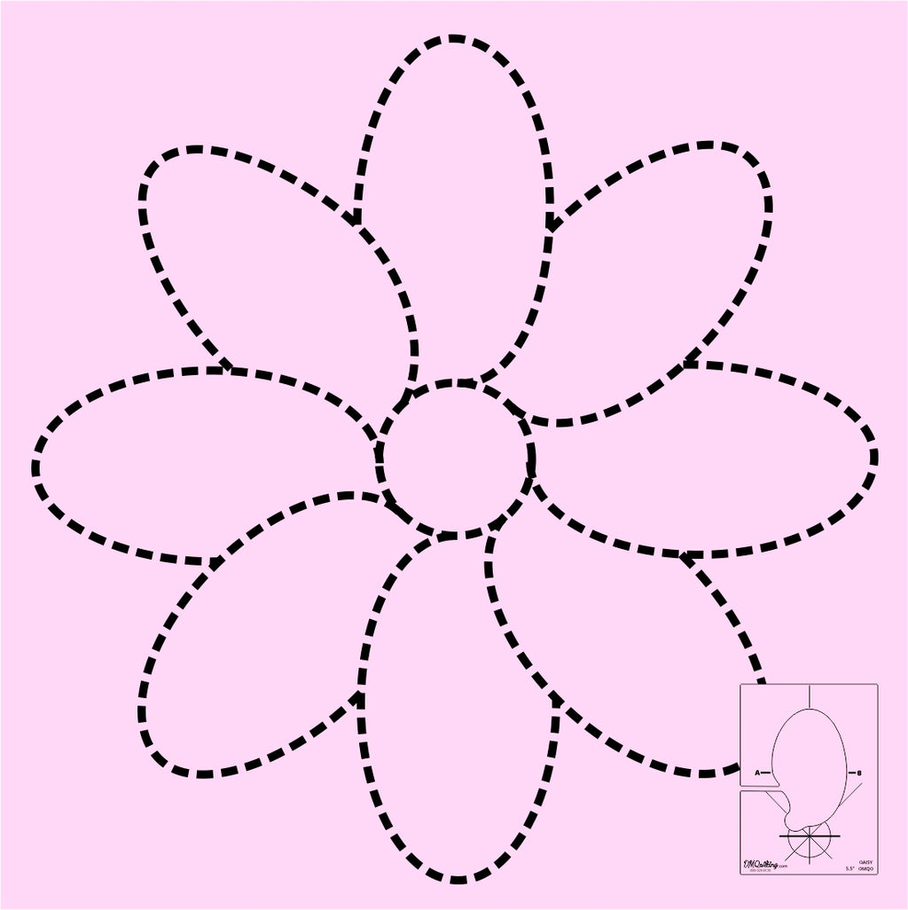 DM Quilting – Daisy Template