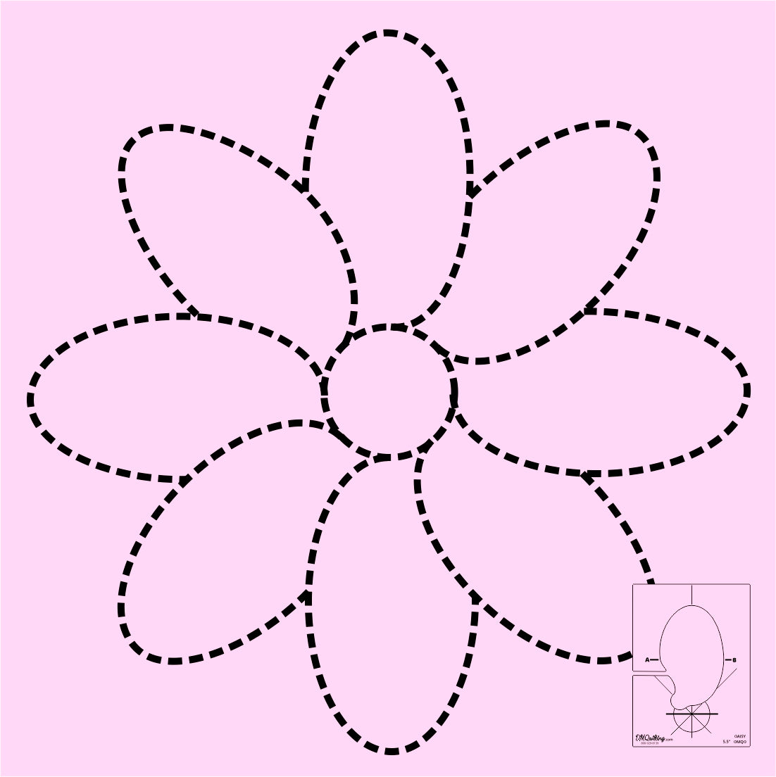 DM Quilting – Daisy Template