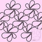DM Quilting – Leaf 1 Template