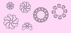 DM Quilting – Ribbons & Bows & Wreath Templates