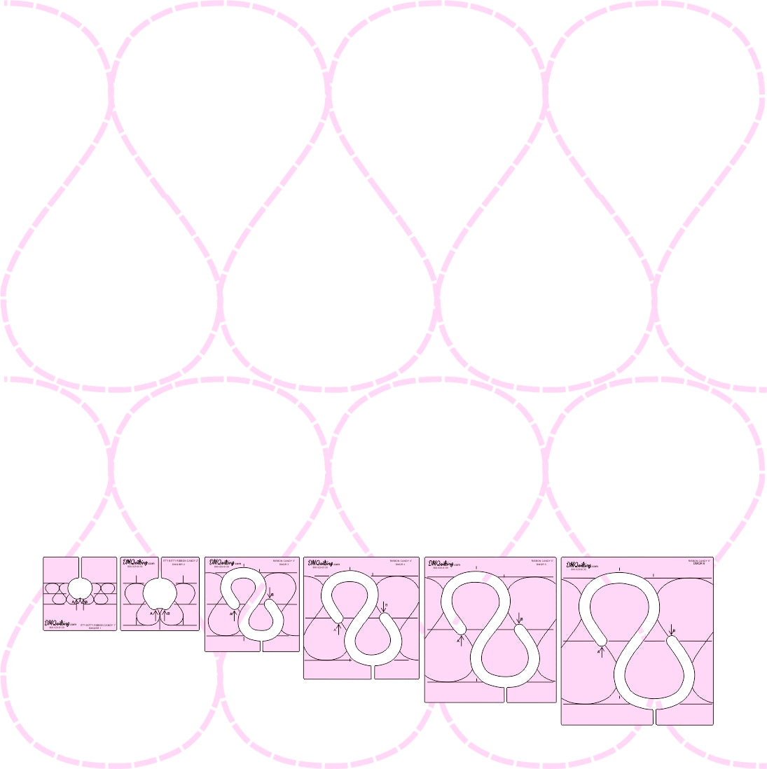 DM Quilting – Ribbon Candy