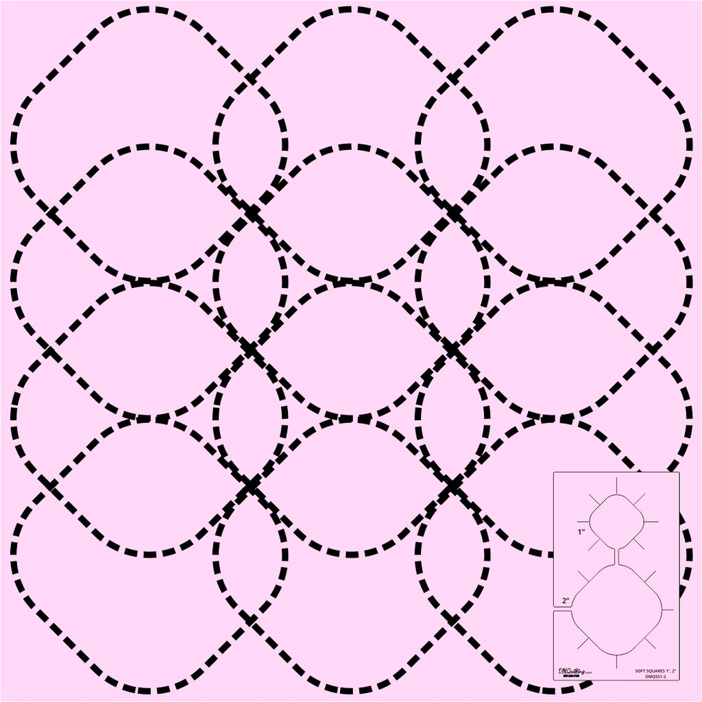 DM Quilting – Soft Square Templates