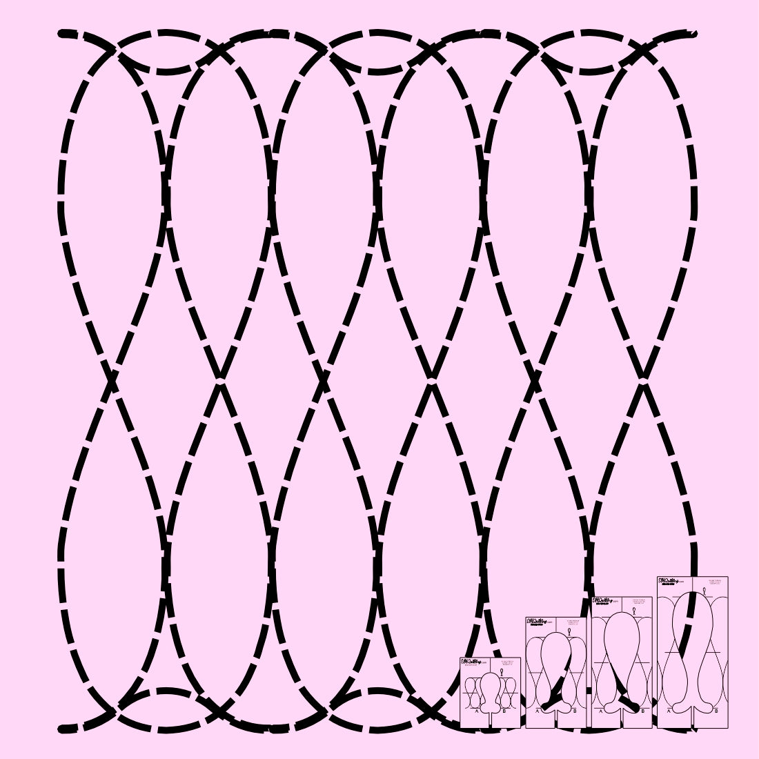 DM Quilting Skinny Ribbon Candy Templates