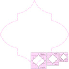 DM Quilting – Stepping Stones Template