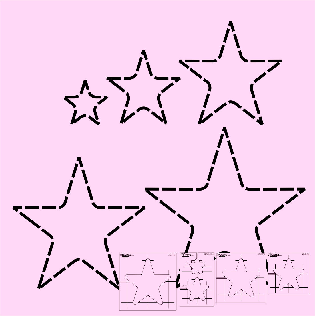 DM Quilting – Star Templates