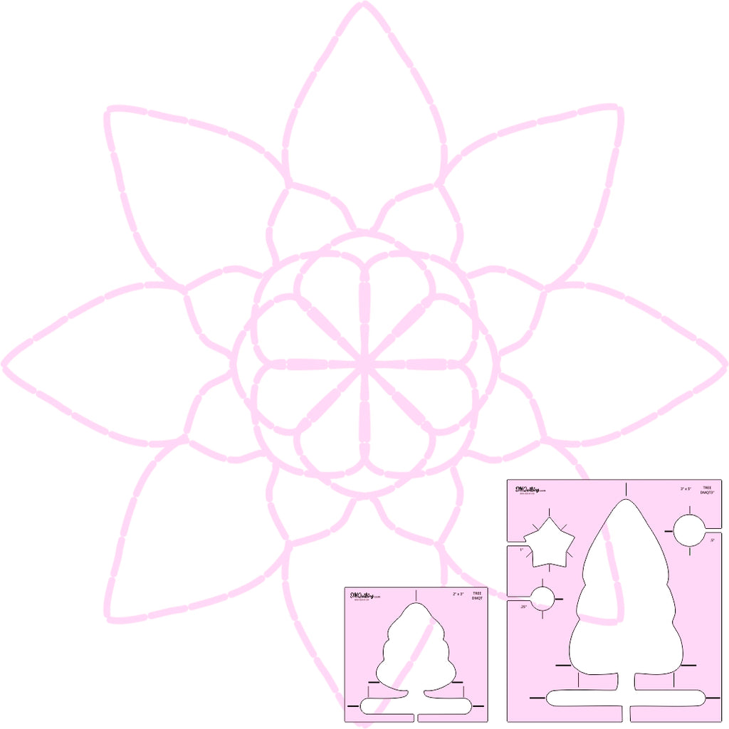 DM Quilting – Tree Template