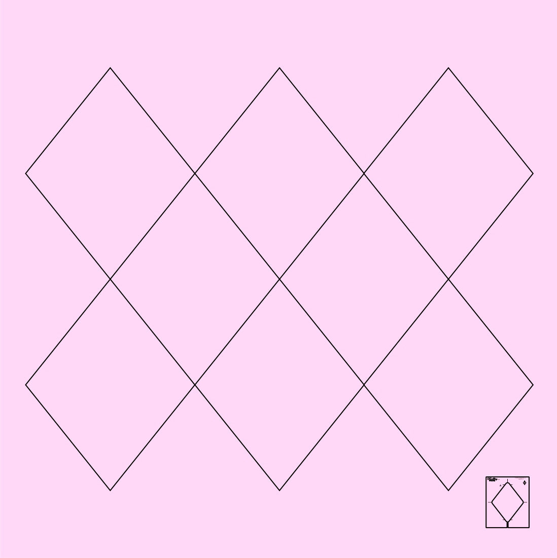 DM Quilting – Triad Diamond Templates