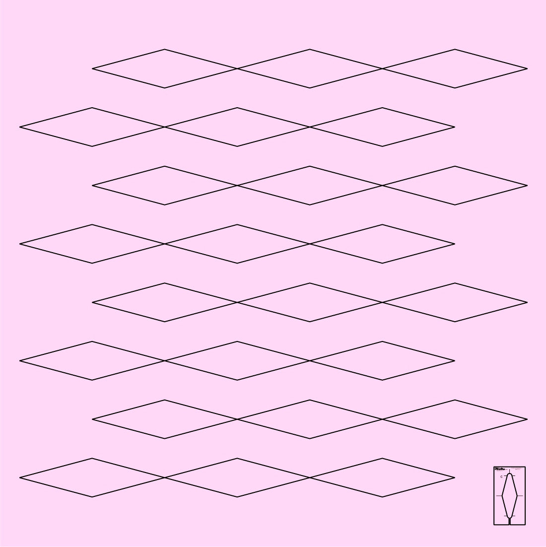DM Quilting – Triad Diamond Templates