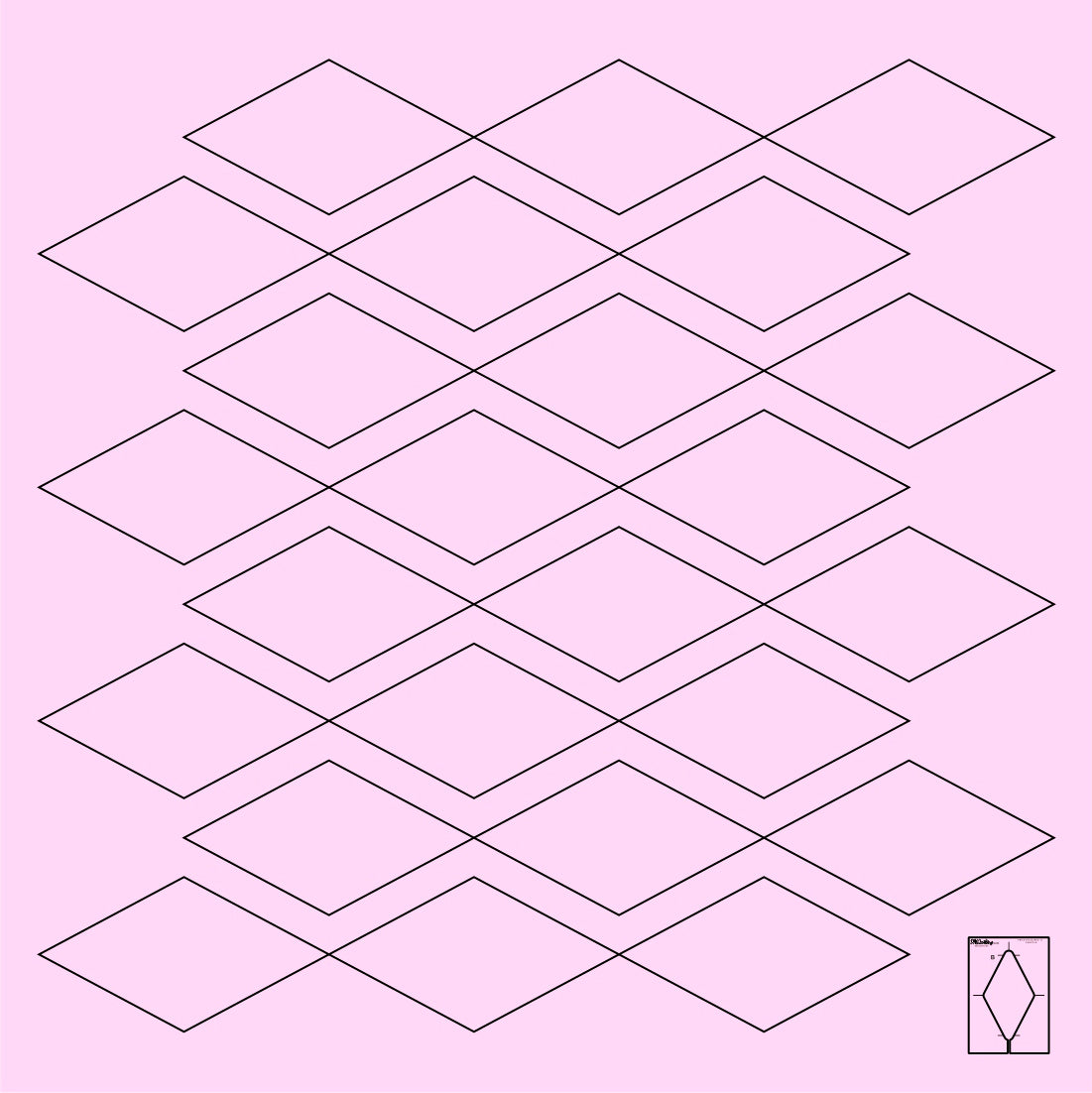 DM Quilting – Triad Diamond Templates