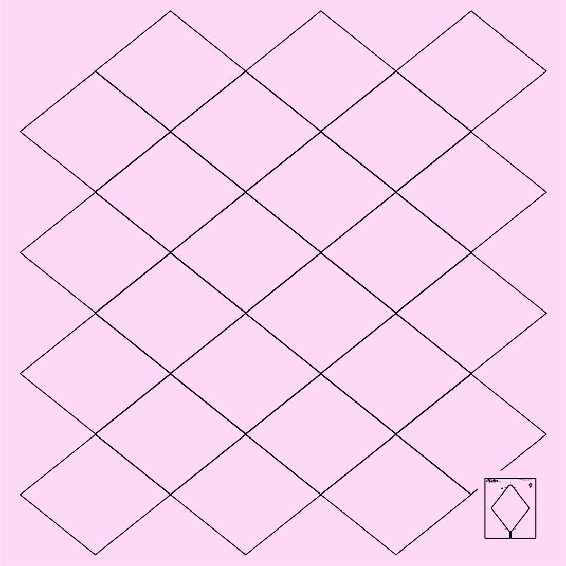 DM Quilting – Triad Diamond Templates