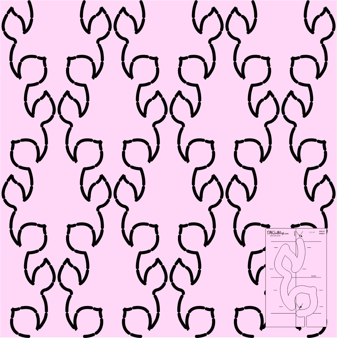 DM Quilting – Vine 1 Template