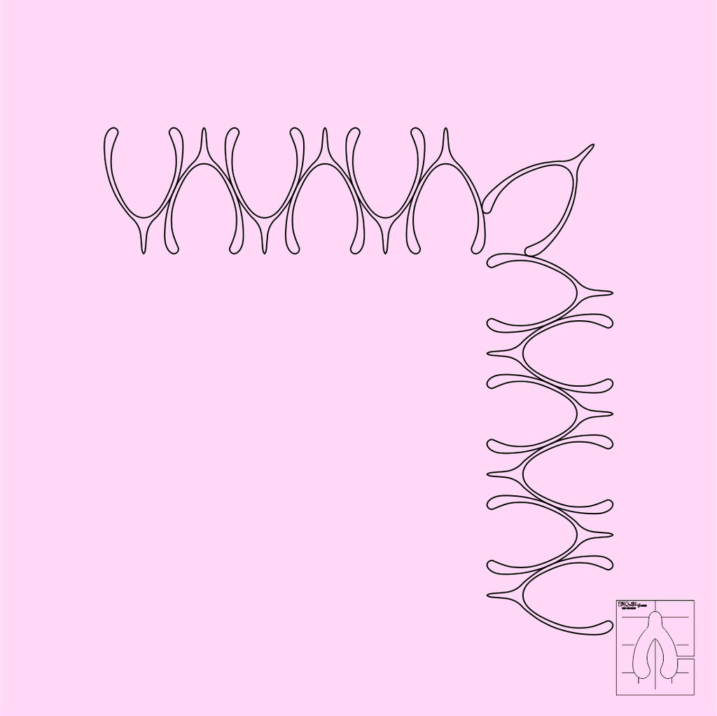 DM Quilting – Wish Bone Templates