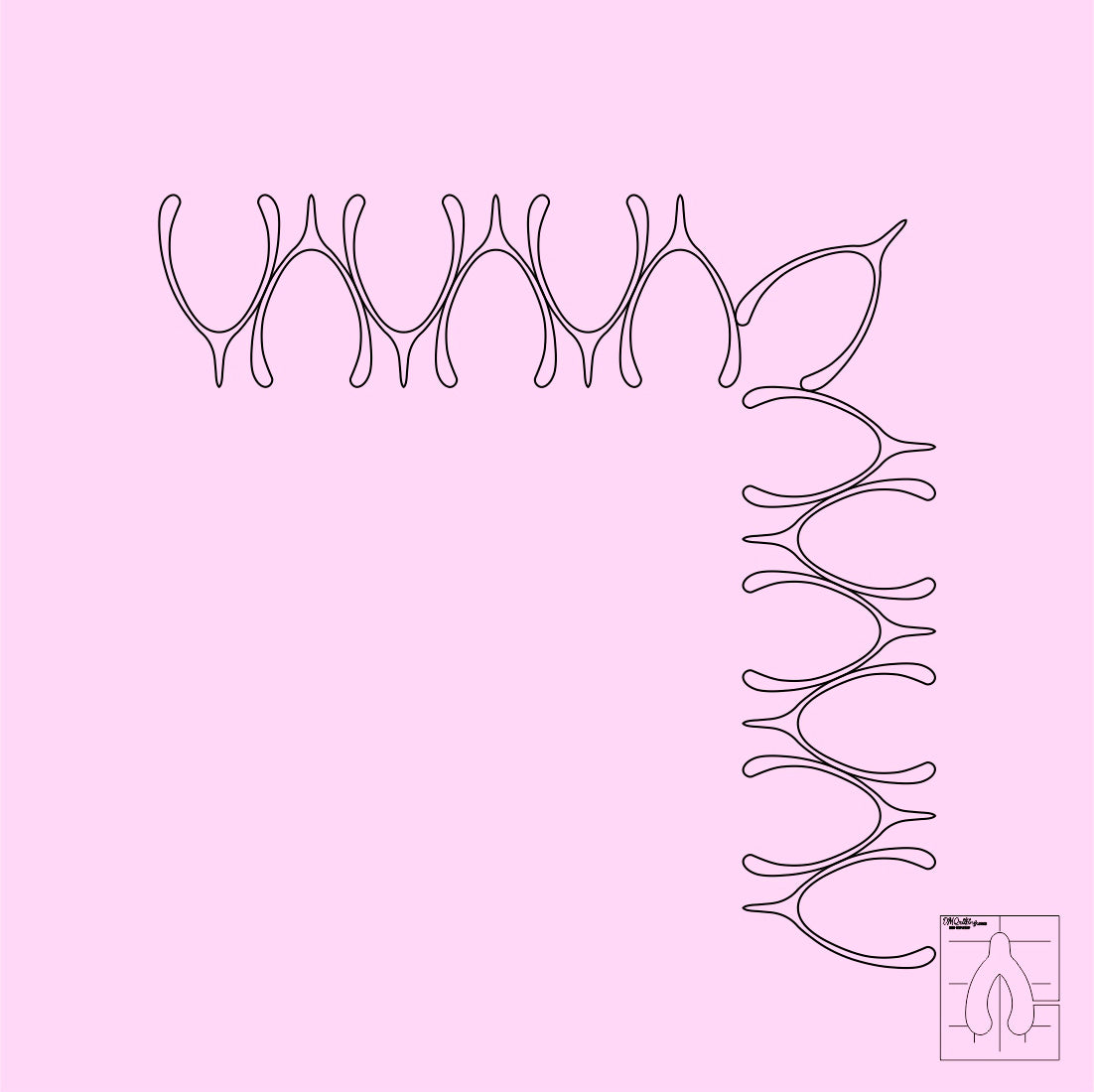 DM Quilting – Wish Bone Templates