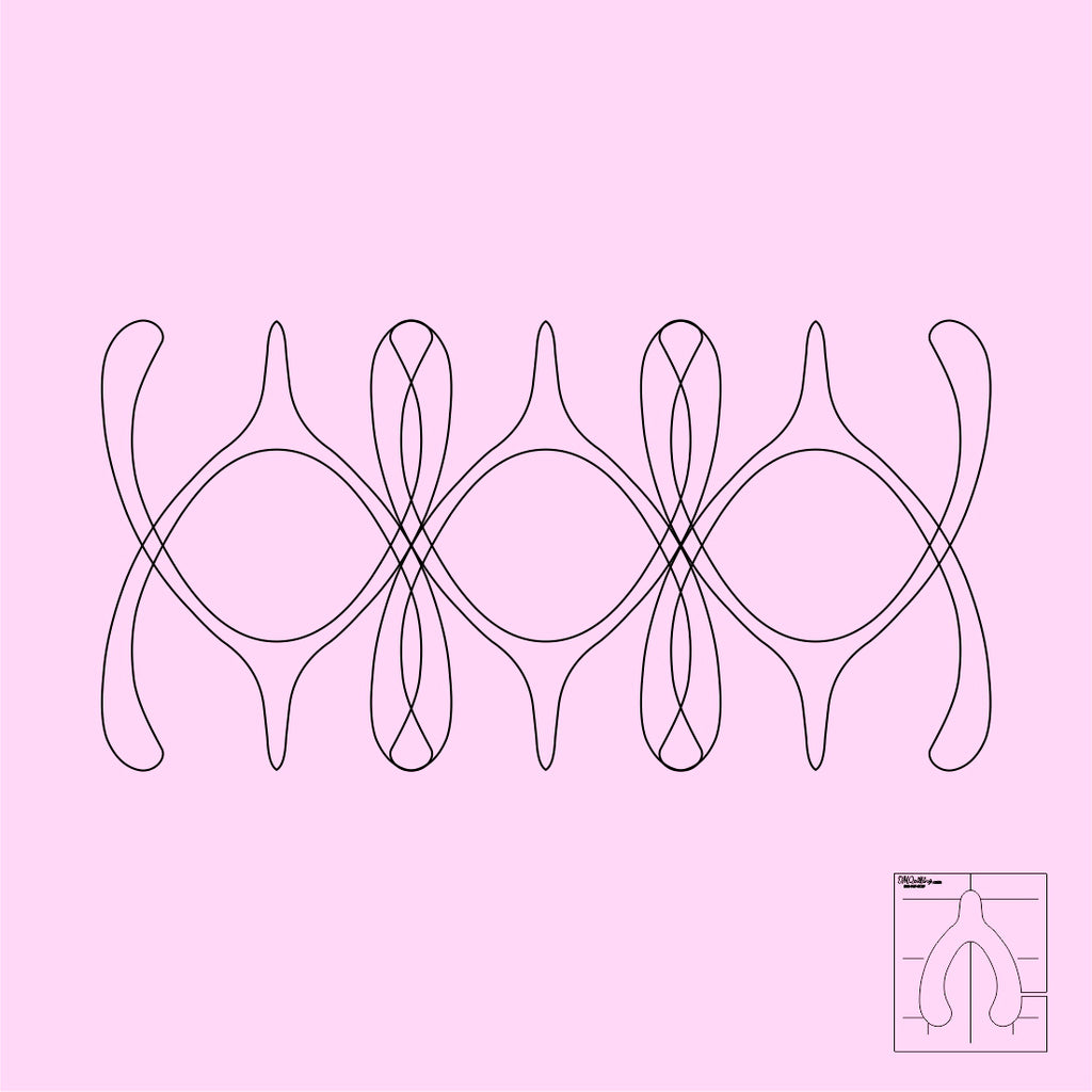 DM Quilting – Wish Bone Templates