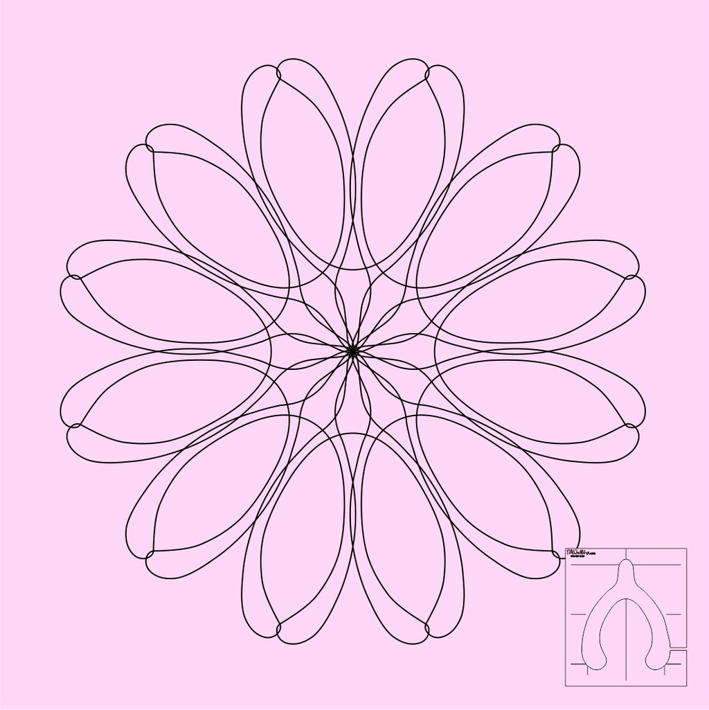 DM Quilting – Wish Bone Templates