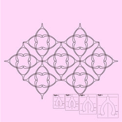 DM Quilting – Wish Bone Templates
