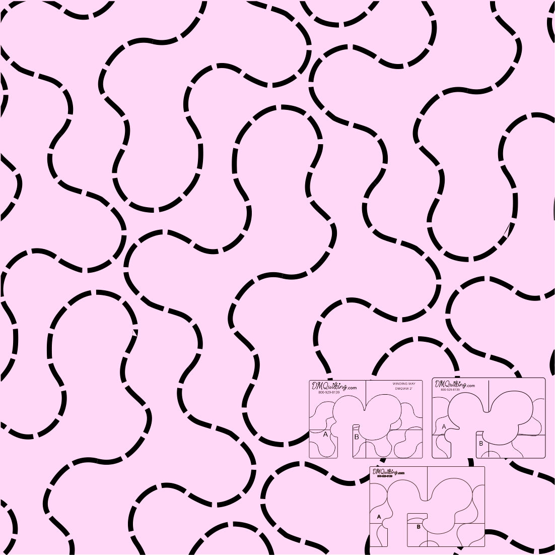 DM Quilting – Winding Way Templates