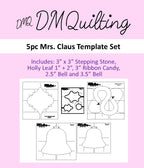 DMQuilting Mrs Claus Template Set
