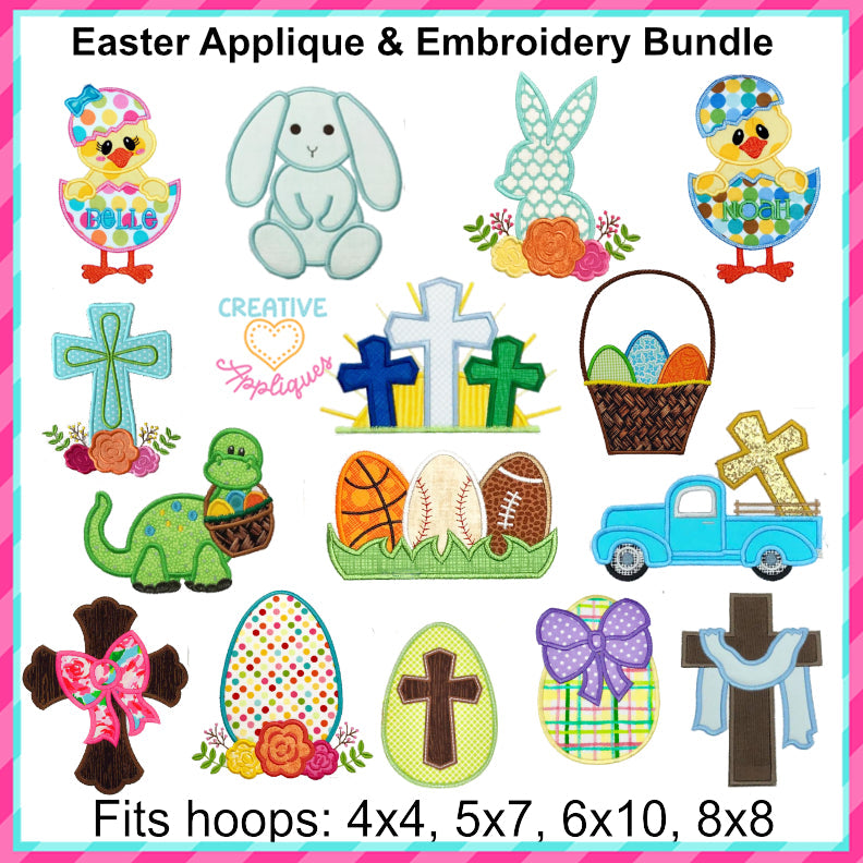 Creative Appliques Easter Applique & Embroidery Set - Sew Nation USA Exclusive