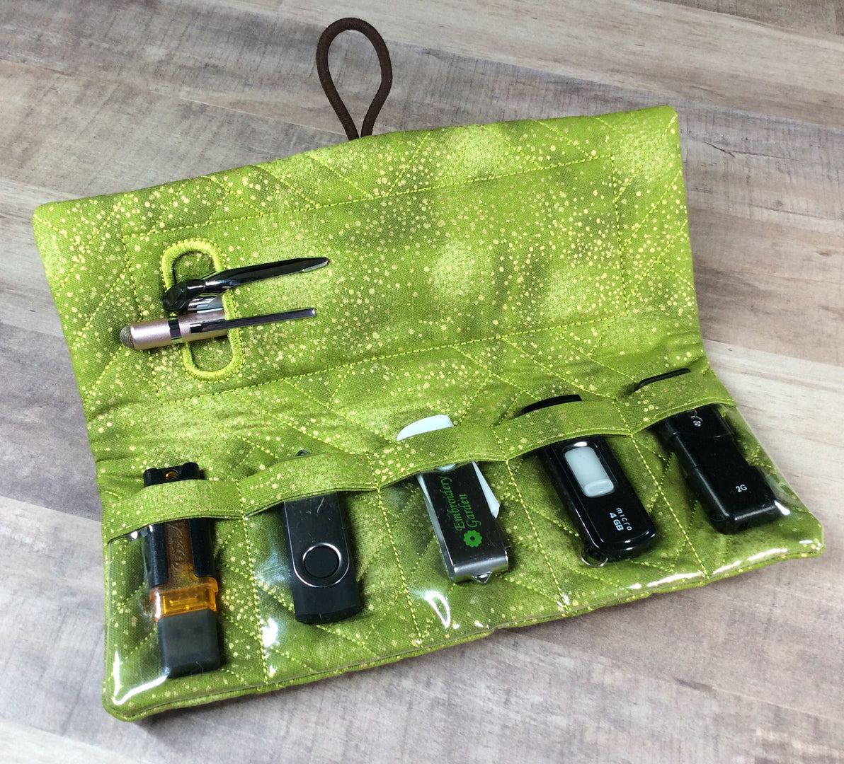 Embroidery Garden USB Case included in Desk to Dorm Bundle