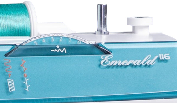 Husqvarna Viking EMERALD 116 sewing machine — official product image 9