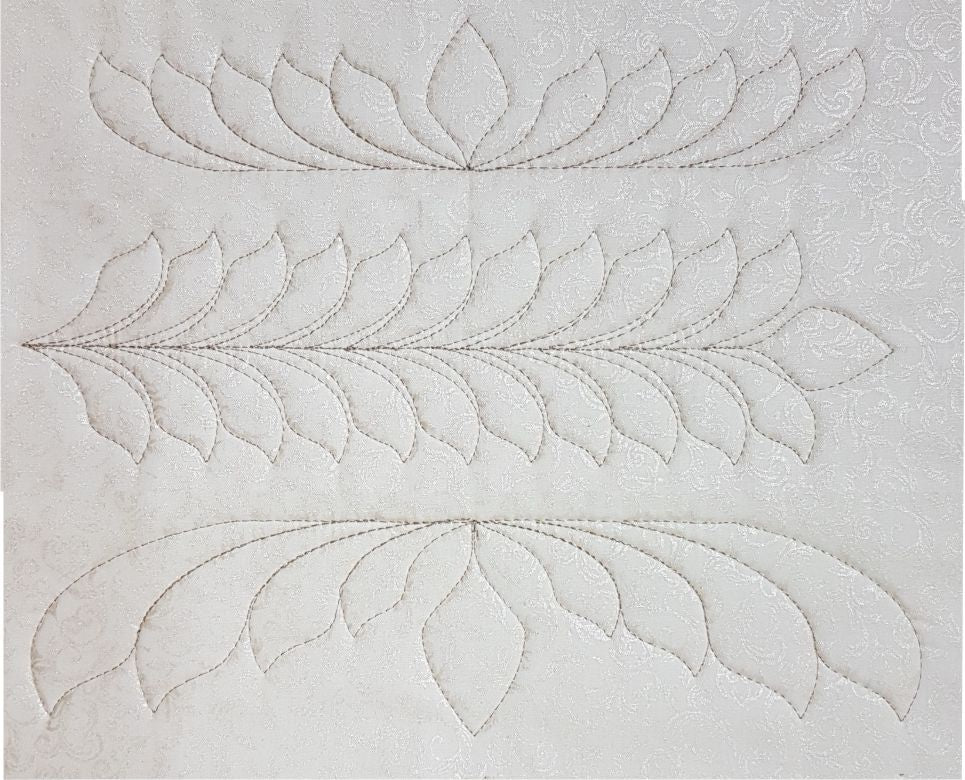 Westalee Design Feathered Leaf Template Set