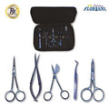 Floriani five-piece embroidery tool set in zippered case