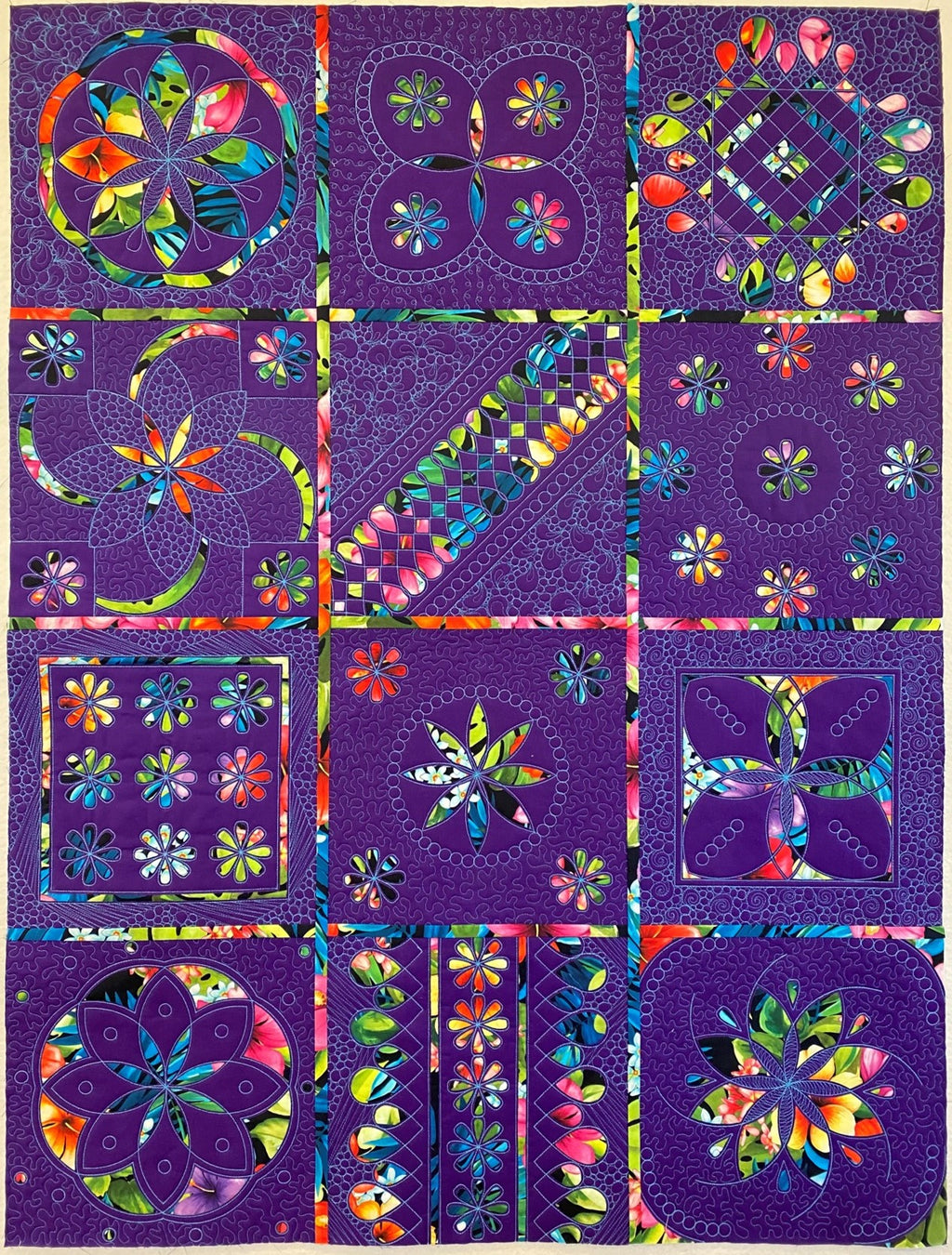 Westalee Design Flower Power Block Template Set