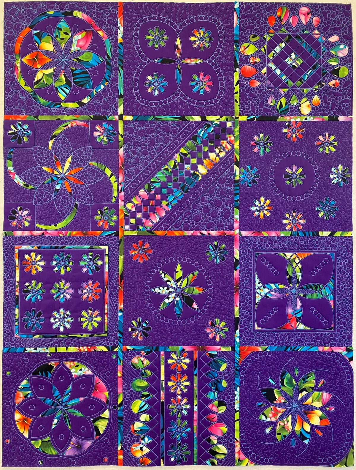 Westalee Design Flower Power Block Template Set